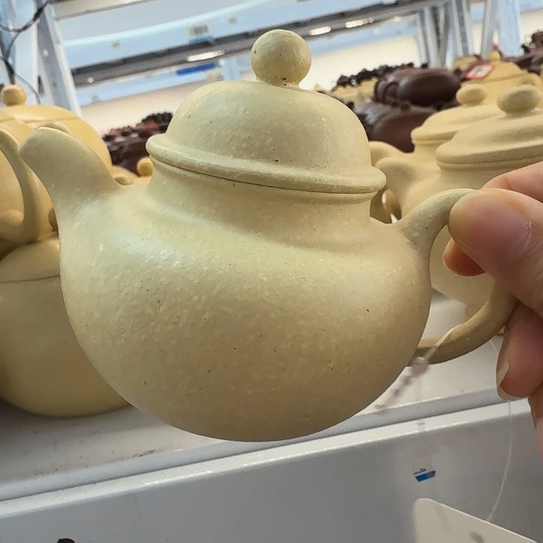 紫砂茶壶黄龙山原矿本绿150