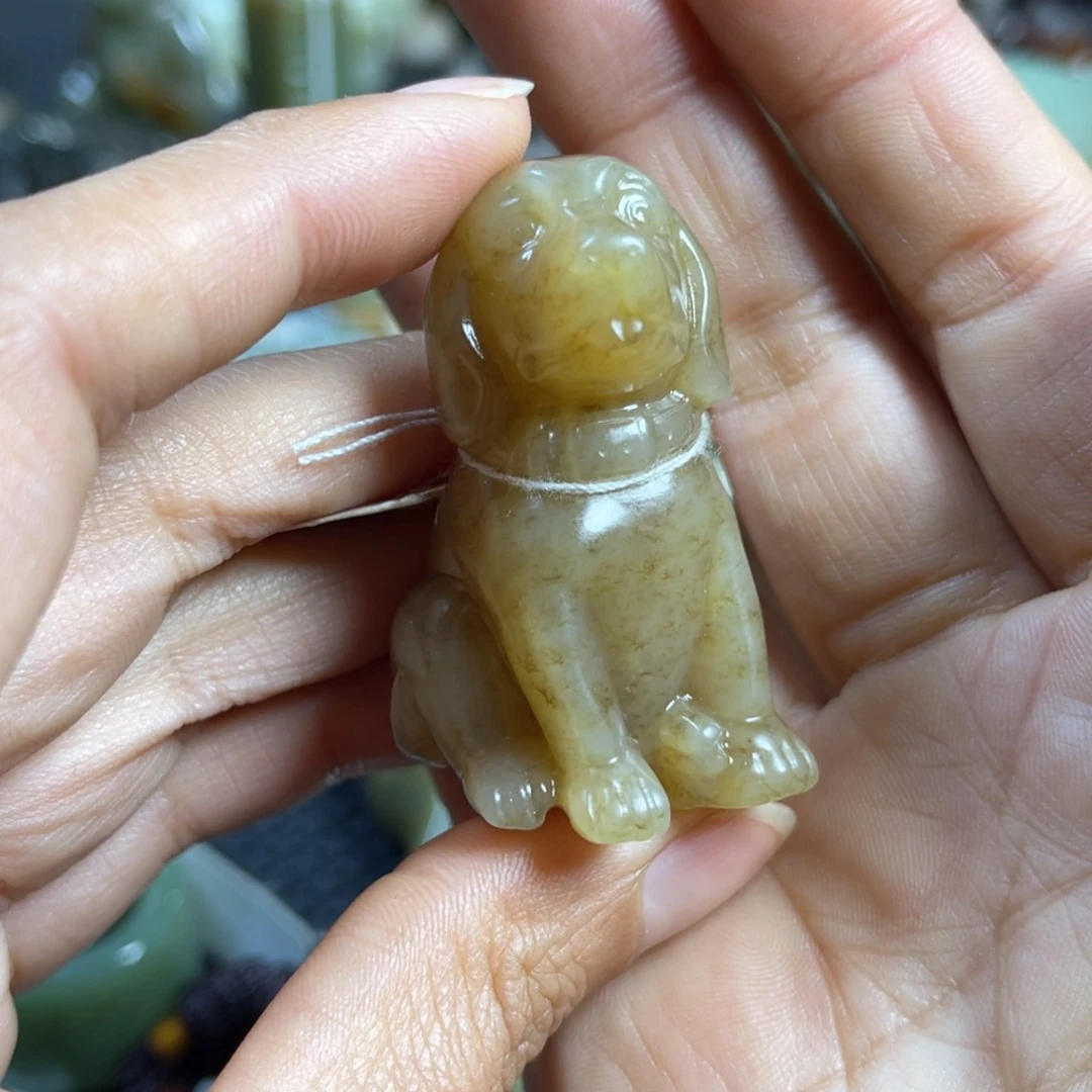 和田玉挂件未镶嵌大**7