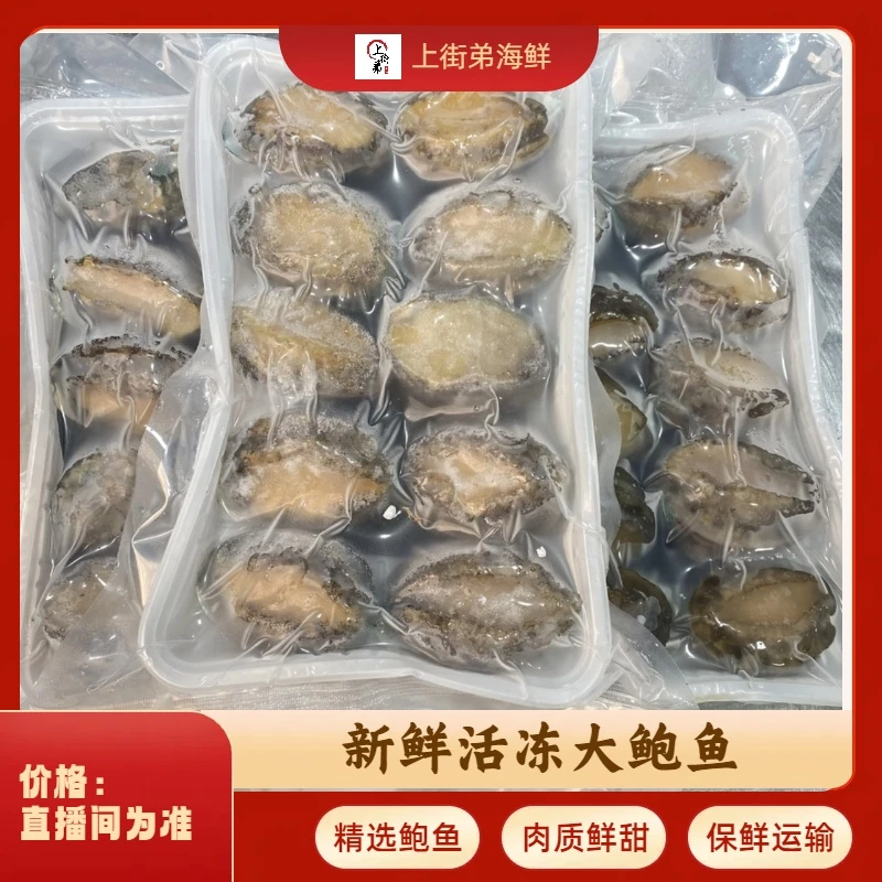 【活冻鲍鱼】上街弟推荐大 鲍鱼做法简单新鲜福州发货