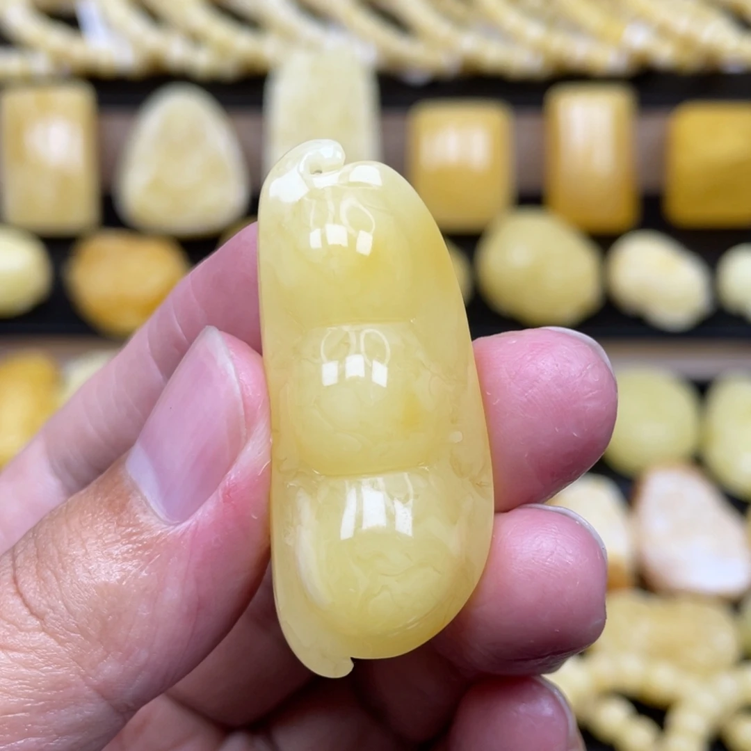 琥珀未镶嵌裸石琥珀蜜蜡