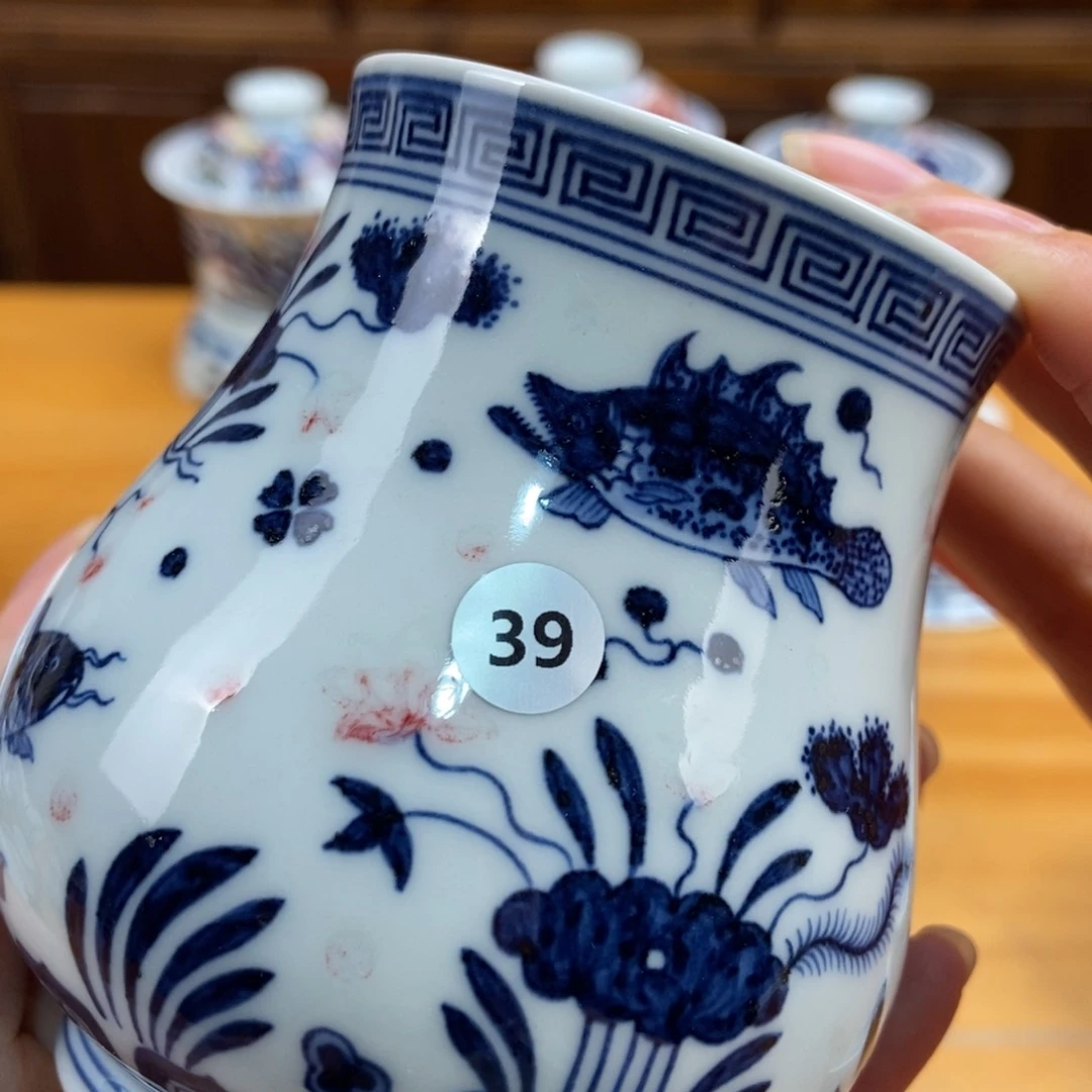 手绘现代茶具非古董