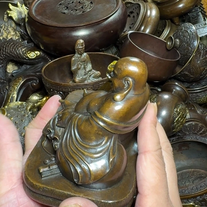 铜器摆件收收藏藏
