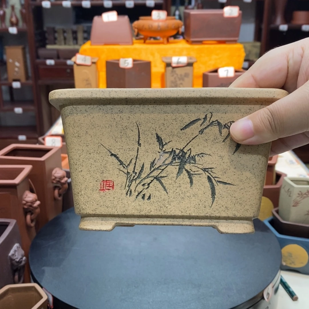 花盆紫砂紫砂13.5/8