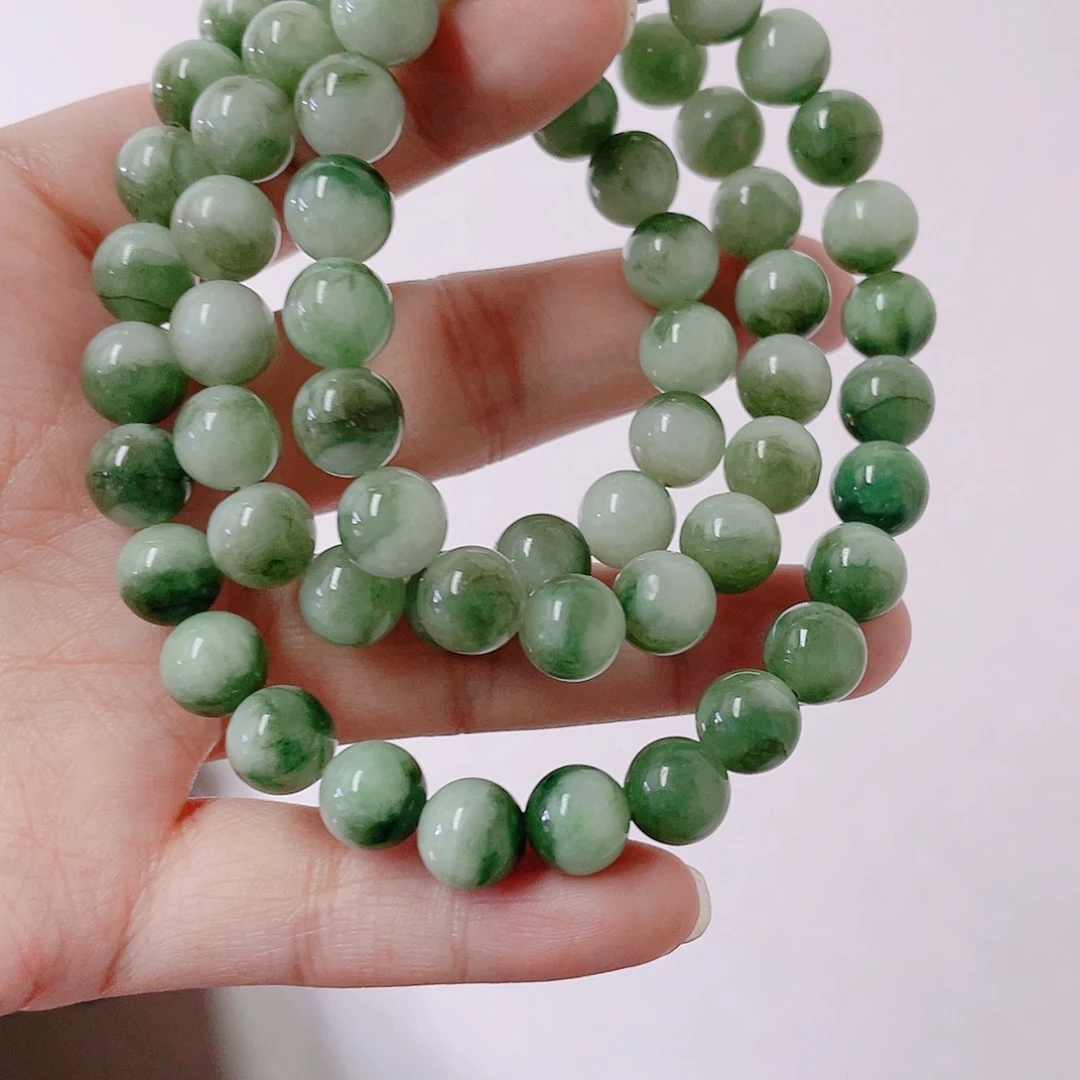 定制翡翠未镶嵌珠串