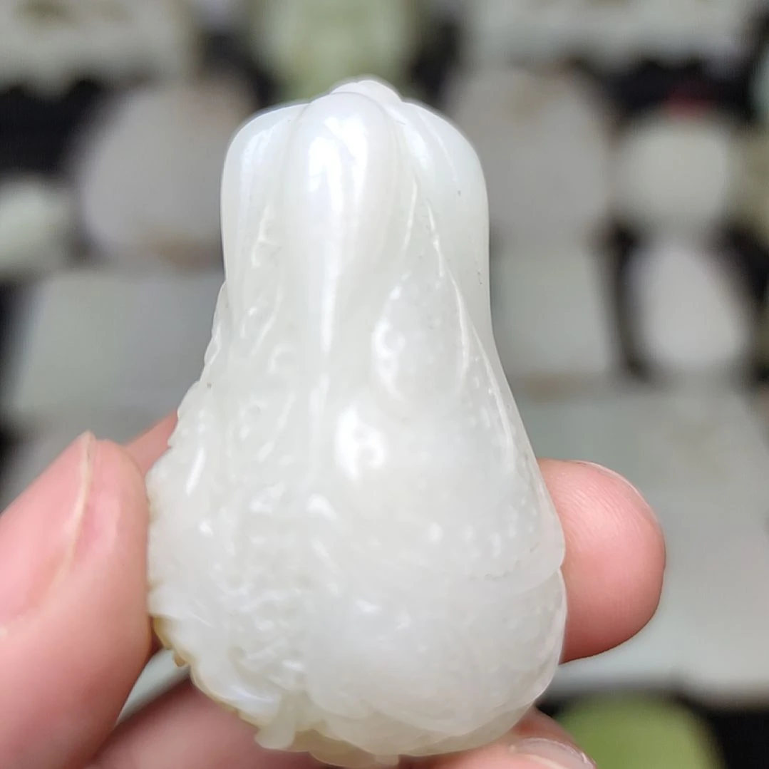 和田玉挂件未镶嵌麦****m