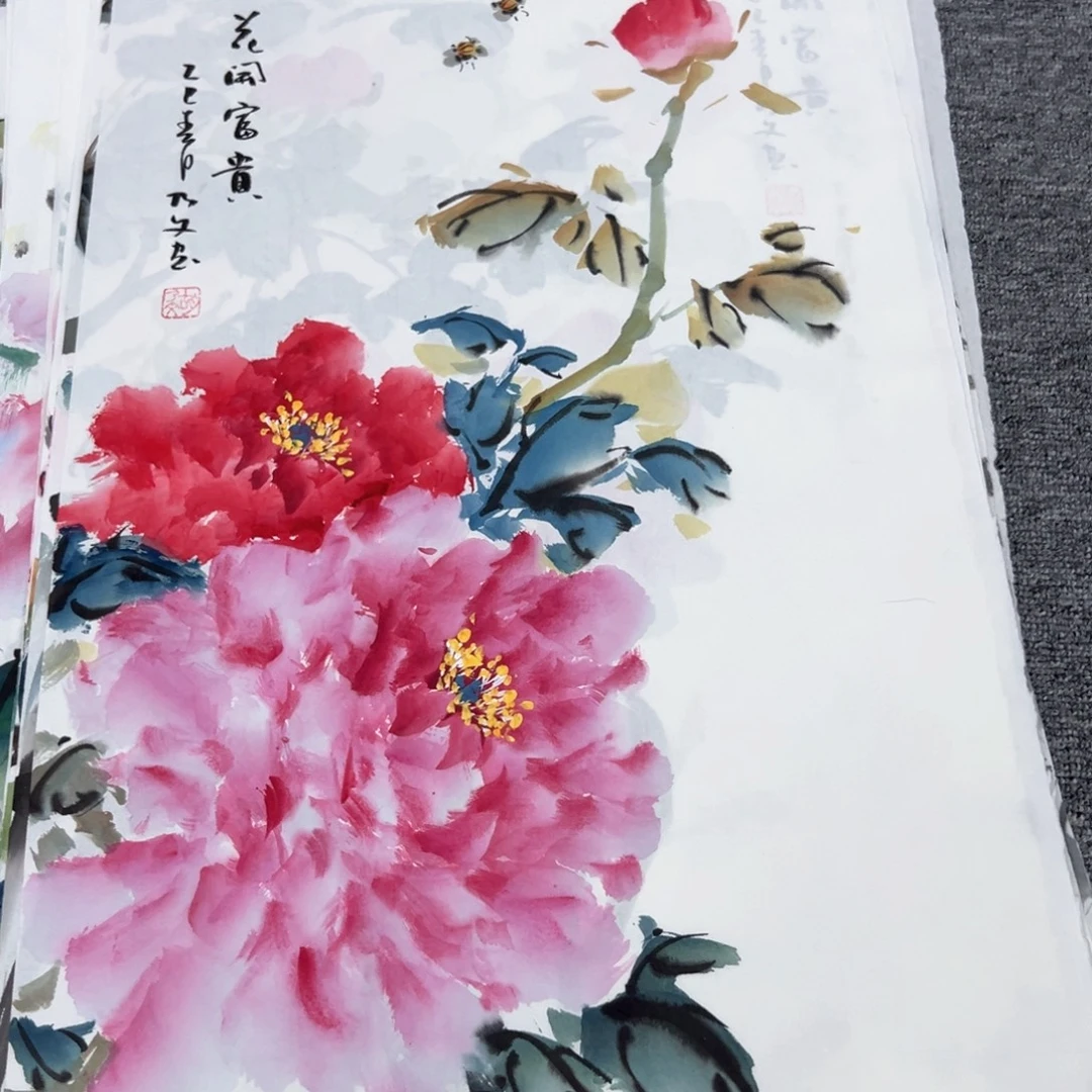 国画国画作品多次在国内外大展