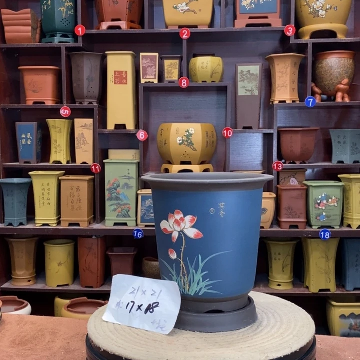 紫砂花盆紫砂花盆