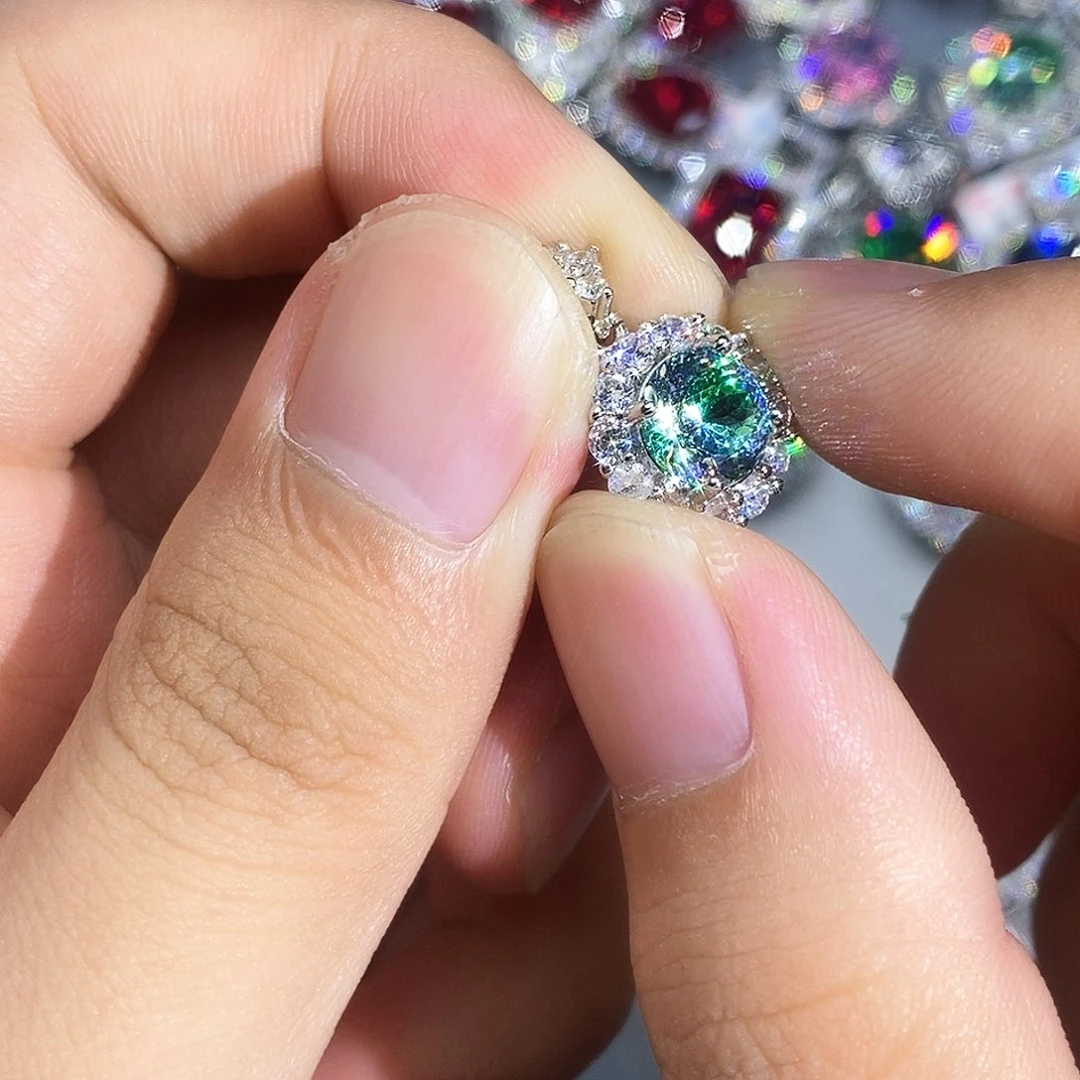 合金石英质玉戒指