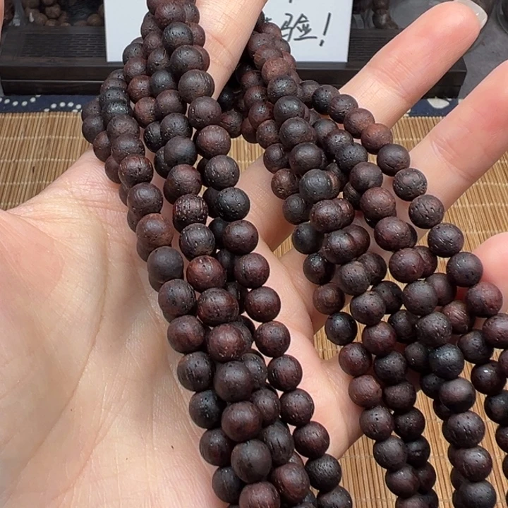 藤类缅甸小叶降真香纯红油06/108颗