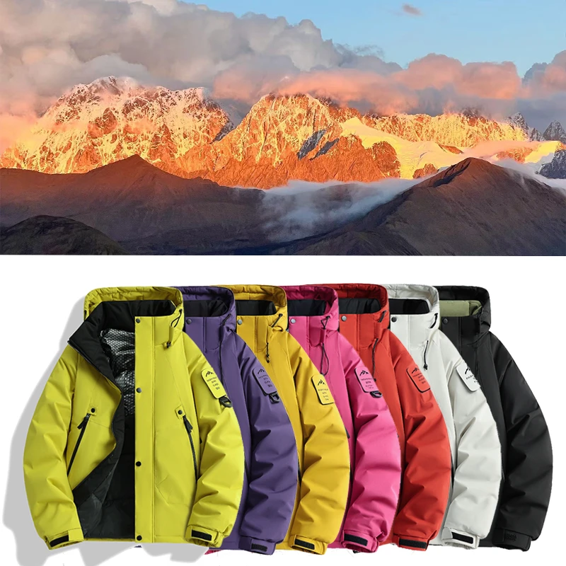 【石墨烯黑金棉服】男女同款冬季运动户外潮流宽松情侣防风加厚外套