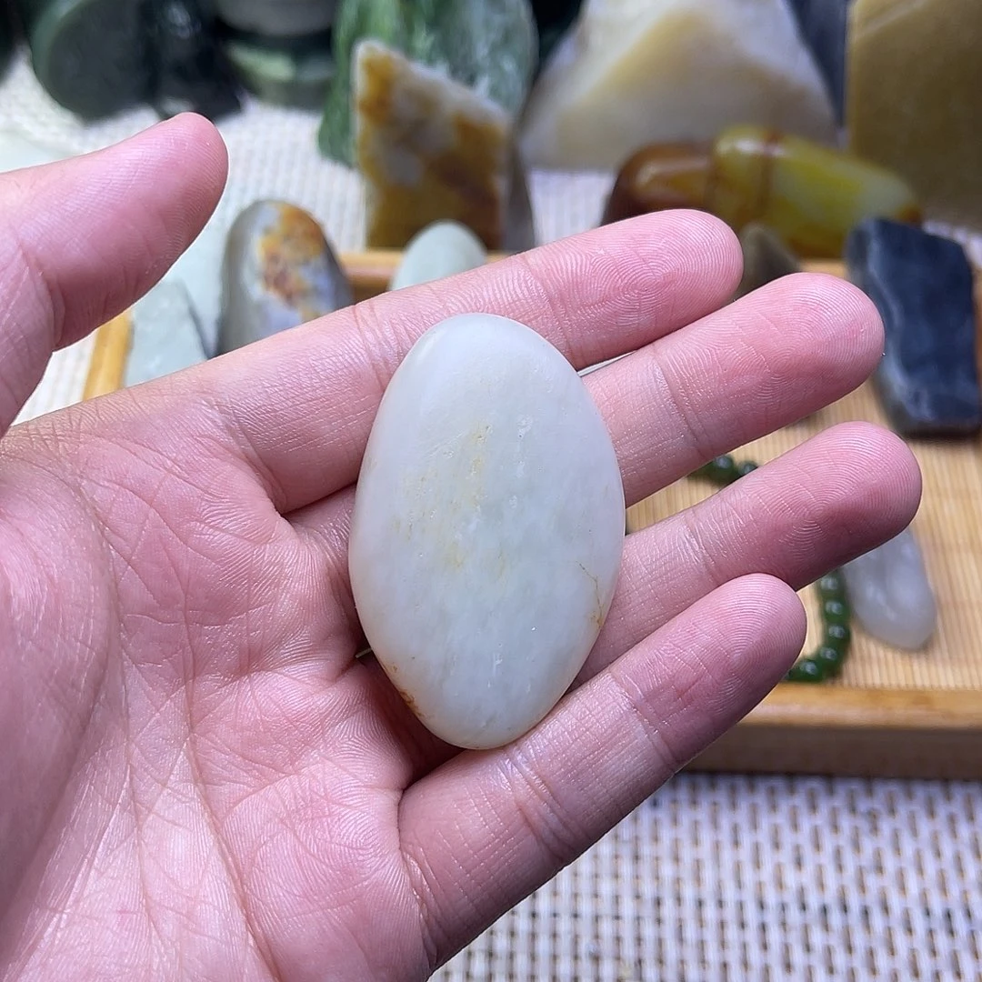 未镶嵌和田玉珠宝半成品金**闪