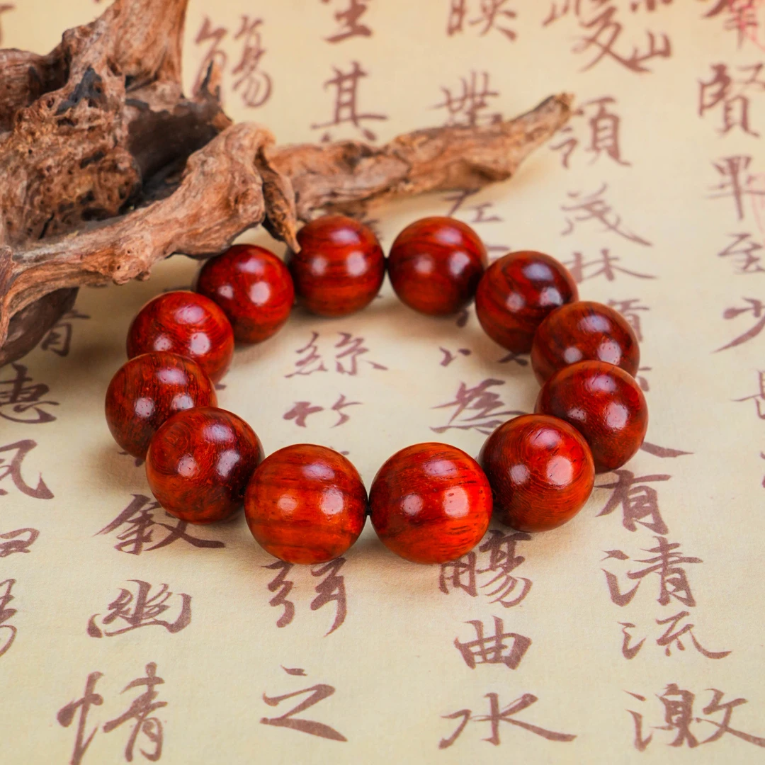 SC-323 红花梨手串20mm