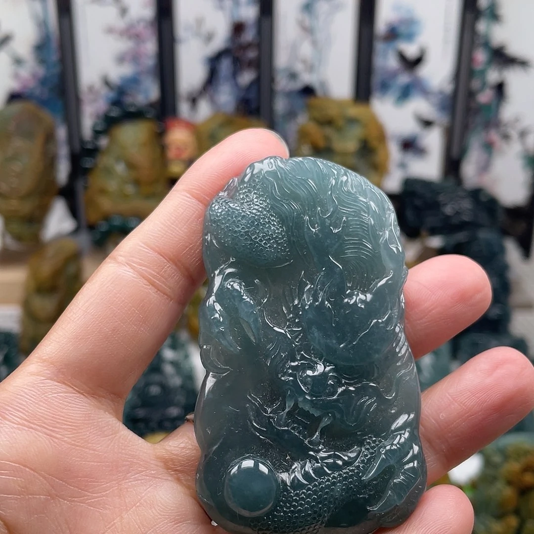 翡翠未镶嵌颈饰天然翡翠a货