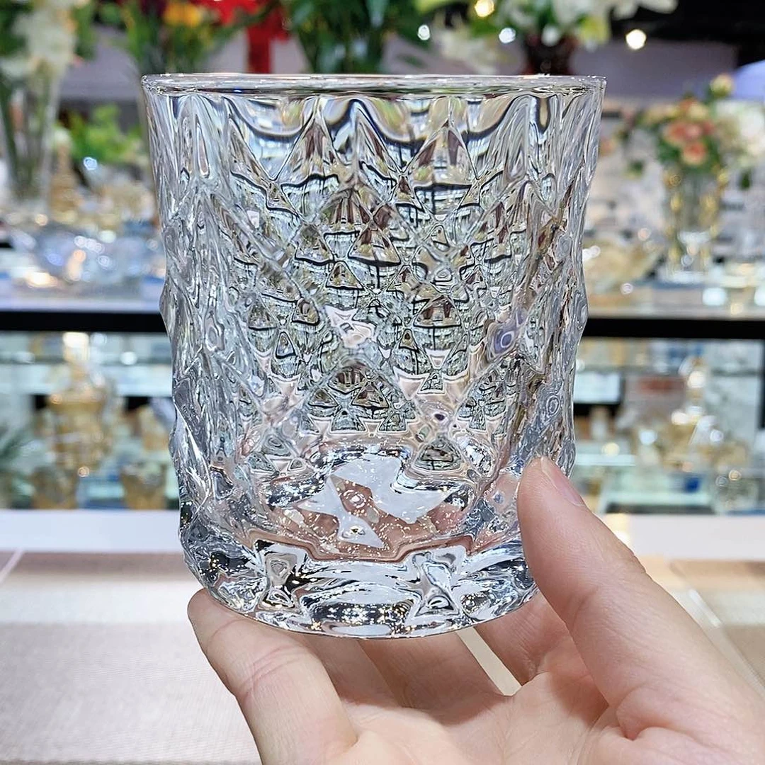 水晶玻璃无手柄款新威士忌