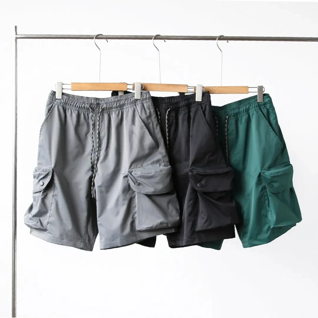 走商场订单！肌理双色成像 尼龙速干机能短裤  0339