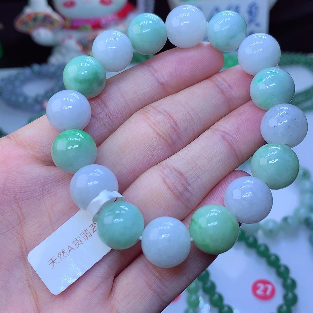 翡翠毛衣链未镶嵌