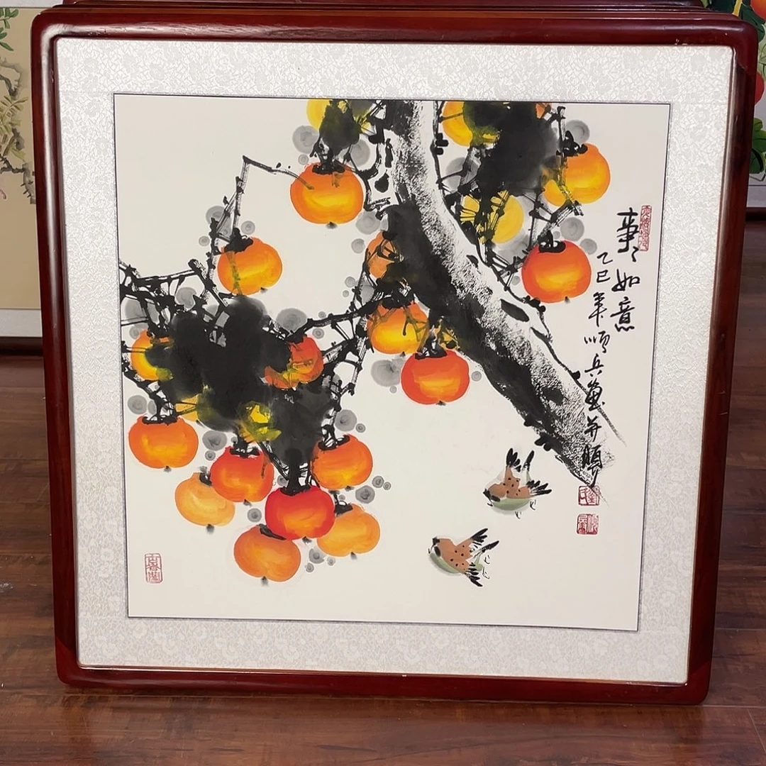 国画带框尺寸63*63厘米