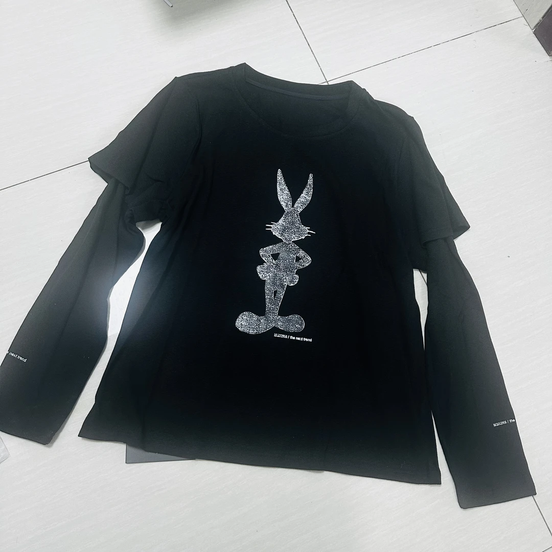 Phm秋冬新款假两件长袖小兔上衣LLYY 6173