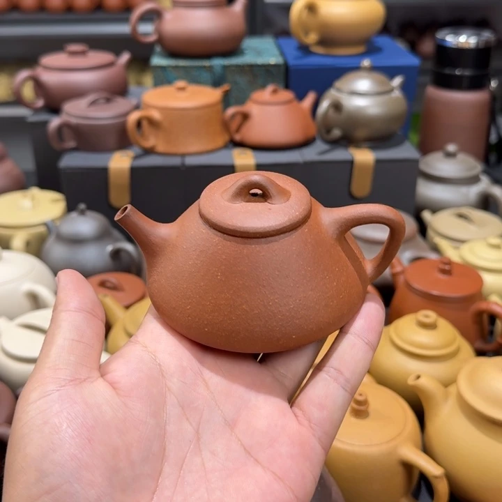 茶壶紫砂子冶石瓢150cc
