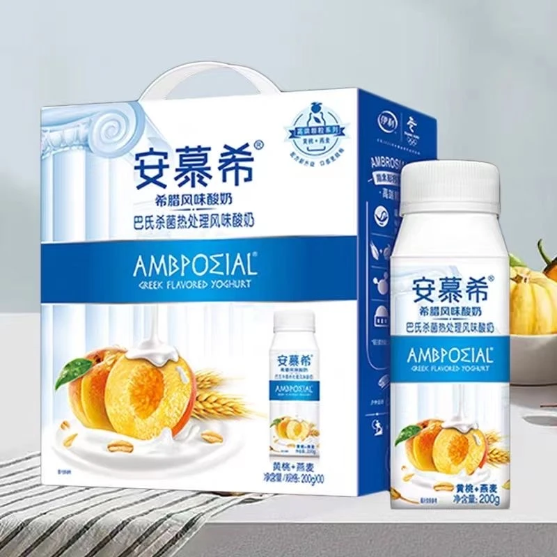 【3箱7月】安慕希黄桃、草莓燕麦酸奶