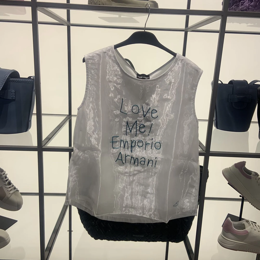 全新未使用 GIORGIO ARMANI/阿玛尼 女士短袖EA背心