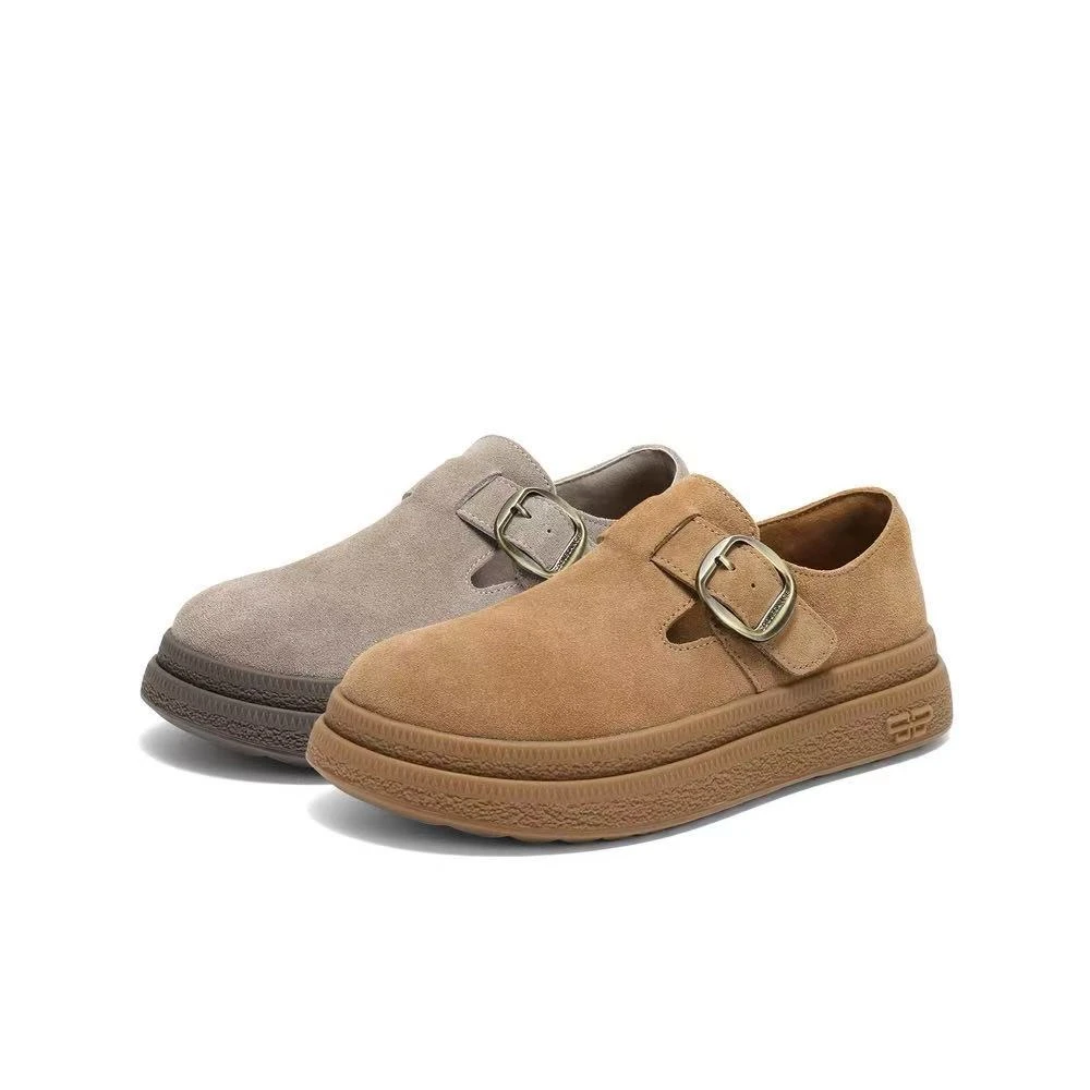 817-9复古厚底经典百搭全包勃肯休闲鞋