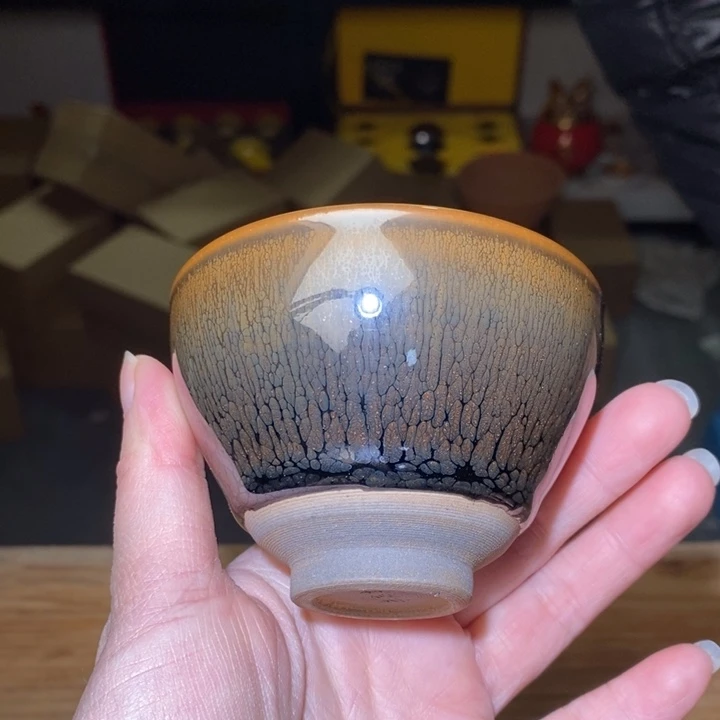 茶盏不带礼盒，建盏主人杯