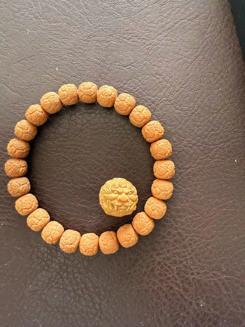 猴头手串雕刻单颗