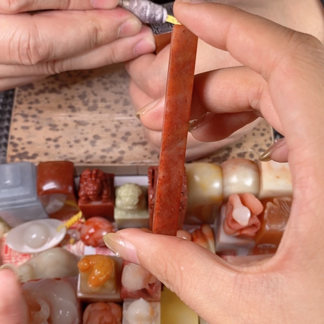 寿山石穿****°成品正章书法用品