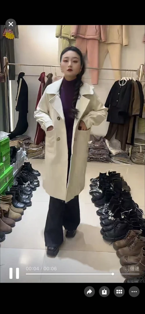 外套女款时尚休闲女士中长款经典秋冬51