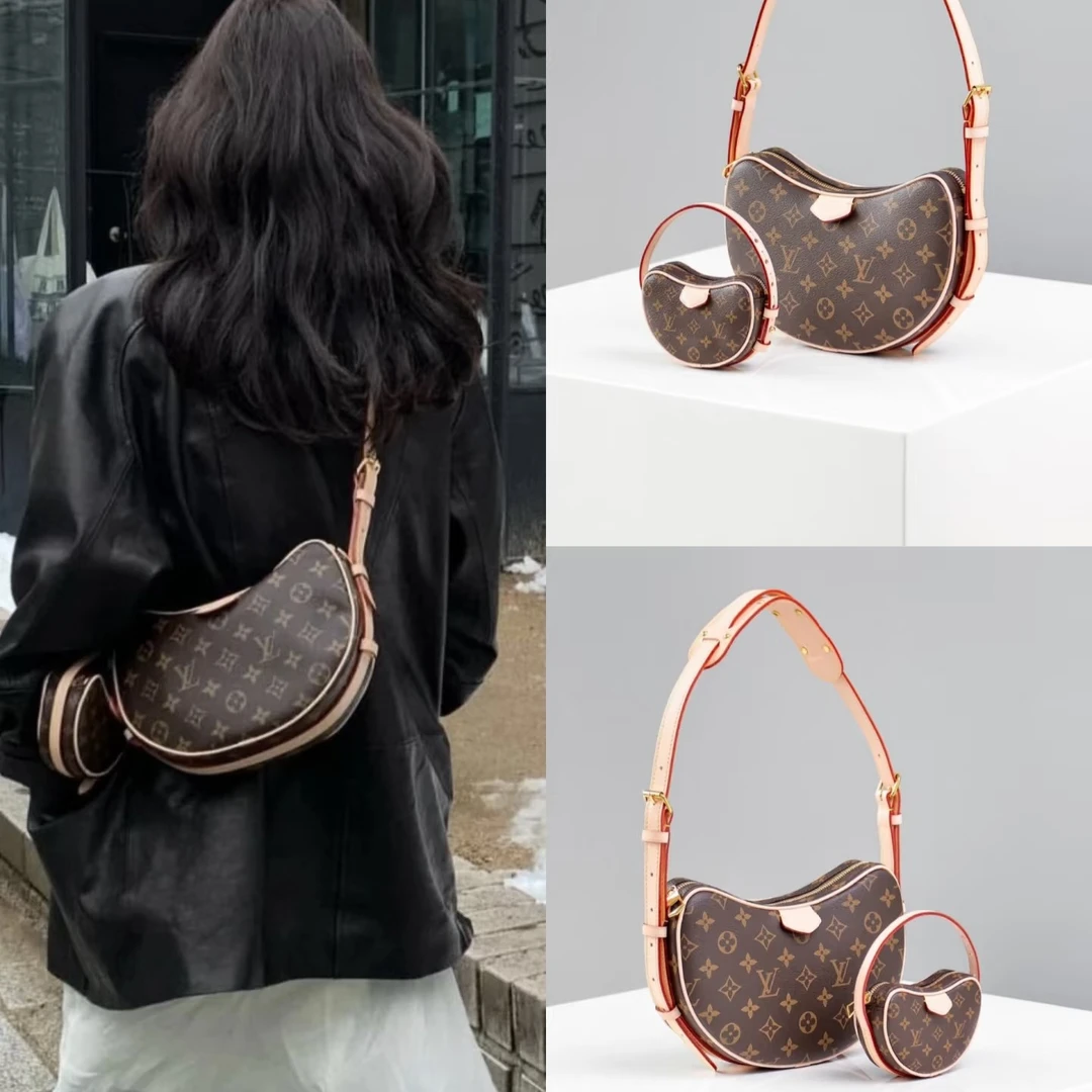 99新 LouisVuitton/路易威登 lv现代款豌豆972237