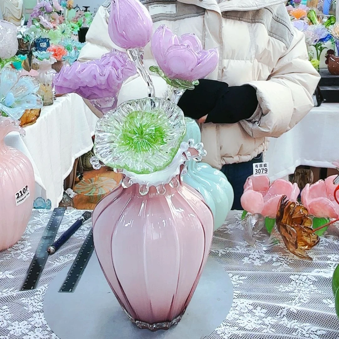 福利不退不换琉璃花瓶艺术品