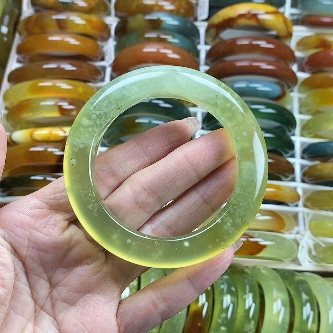 未镶嵌蛇纹石玉手镯56
