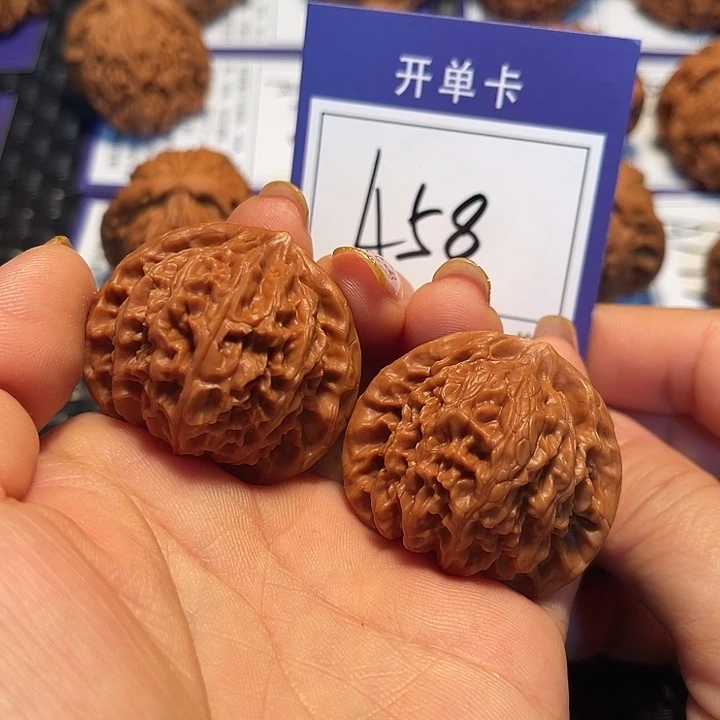 桃核把件38宫灯A58