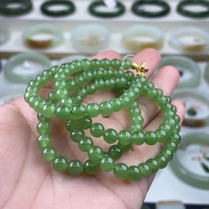 未镶嵌手串和田玉（碧玉）