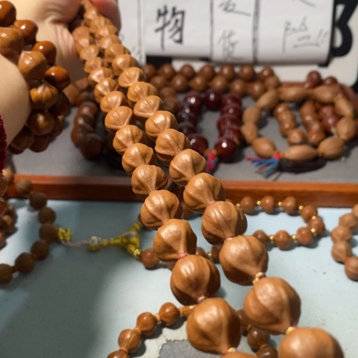橄榄核手串5131精品卜挂蒜头铁核58+2颗+3通