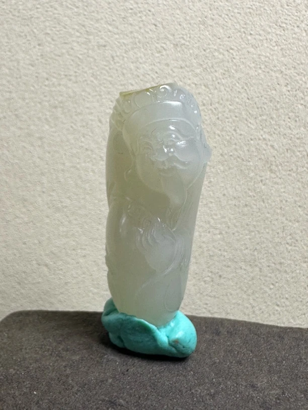 天然和田玉籽料.财神.13克