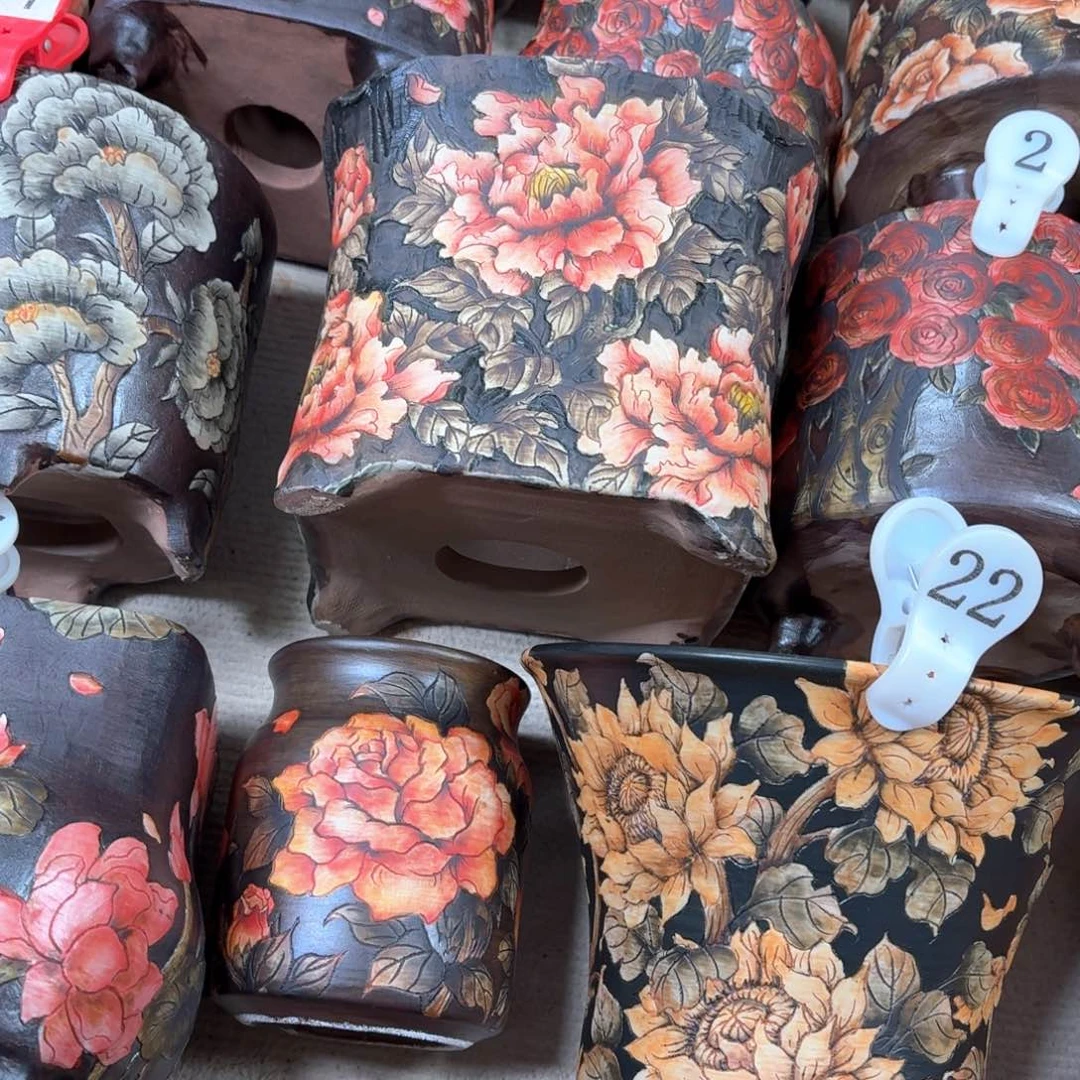 紫砂花盆 陶瓷多肉花盆精品