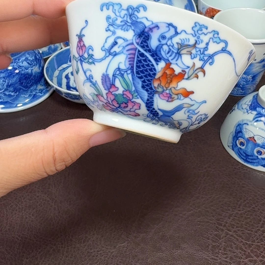川***寨现代景德镇陶瓷杯