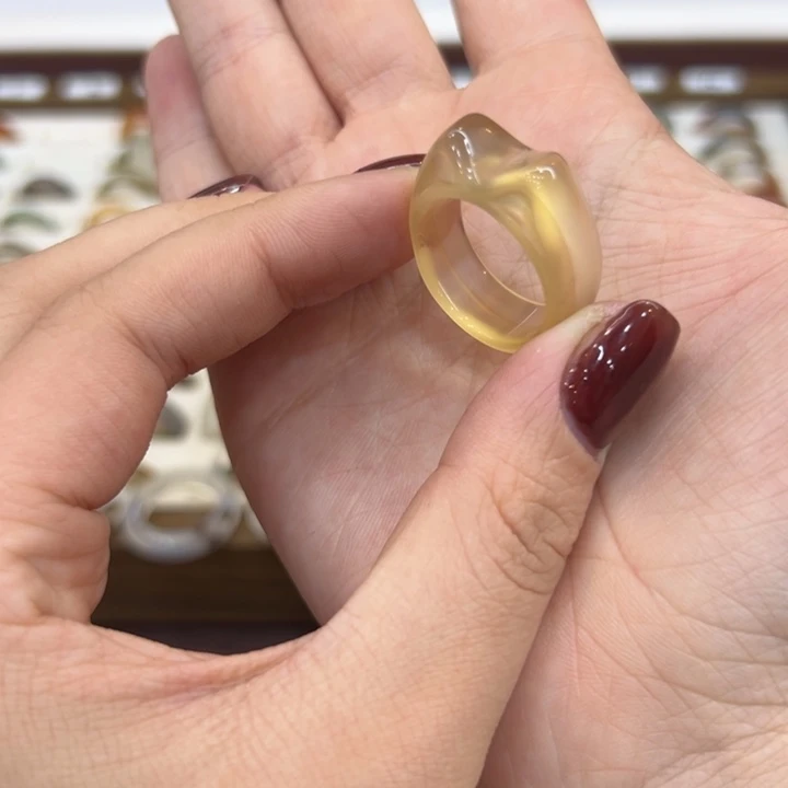 玛瑙/玉髓合金戒指130港20