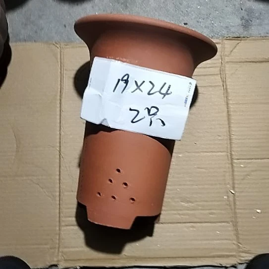 紫砂大红兰花两个