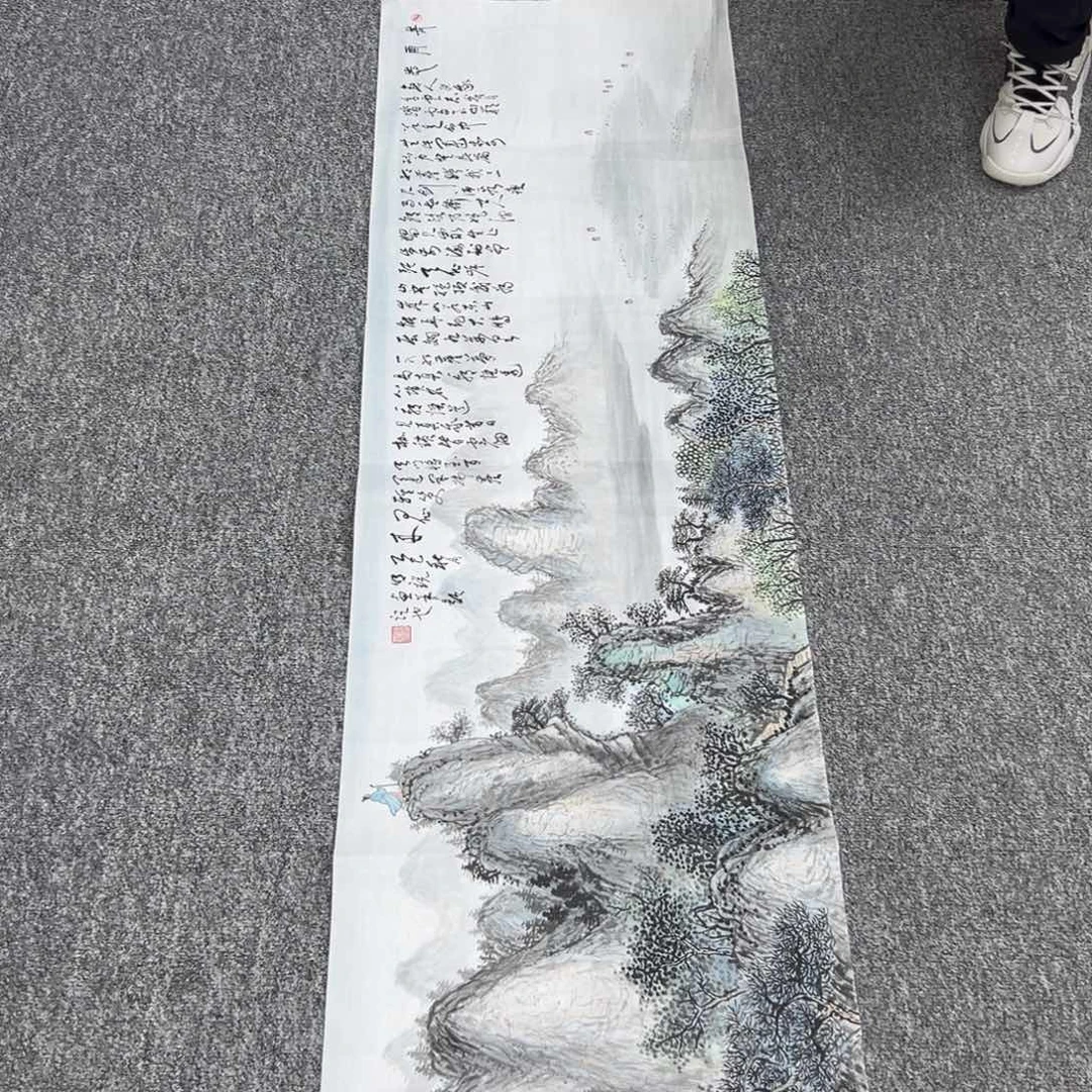 国画卖字画的小老板