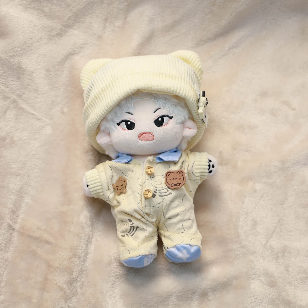 奶奶香草棉花娃娃娃衣20cm冬季限定手工制作