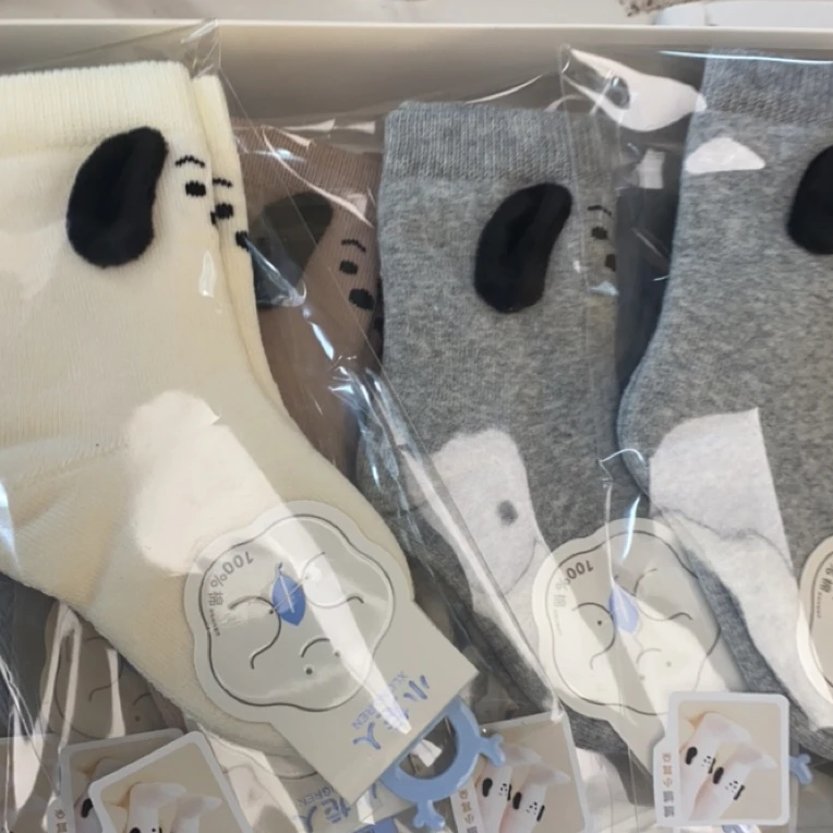 小龙人冬款新款袜子可爱中筒袜子