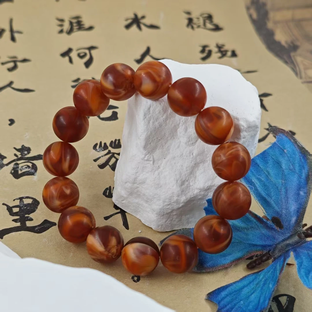 【古典珍藏】灵极龟G143精致气质树脂手链手串