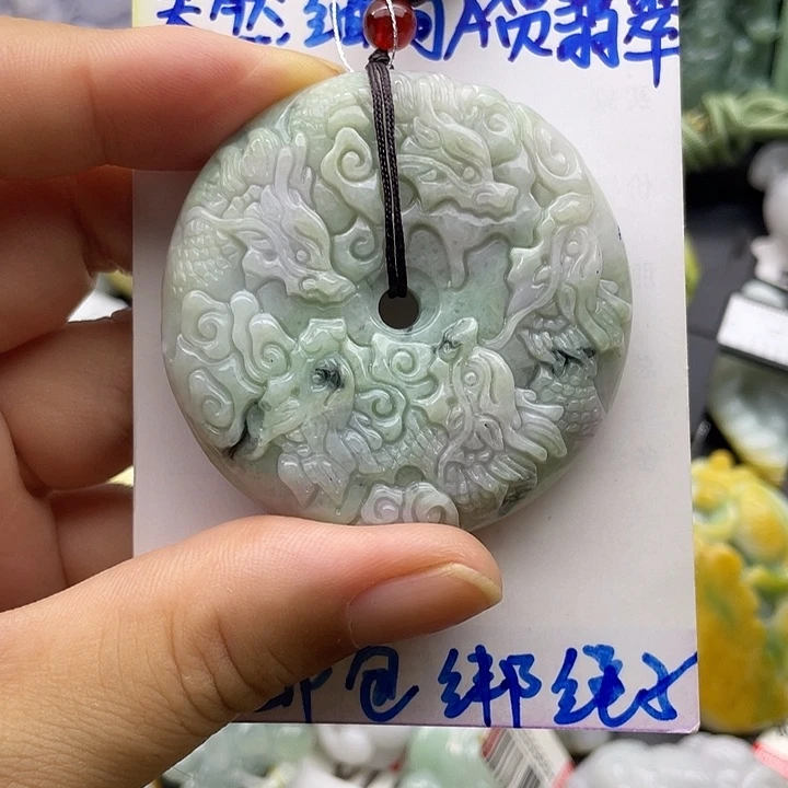 颈饰未镶嵌翡翠天然翡翠