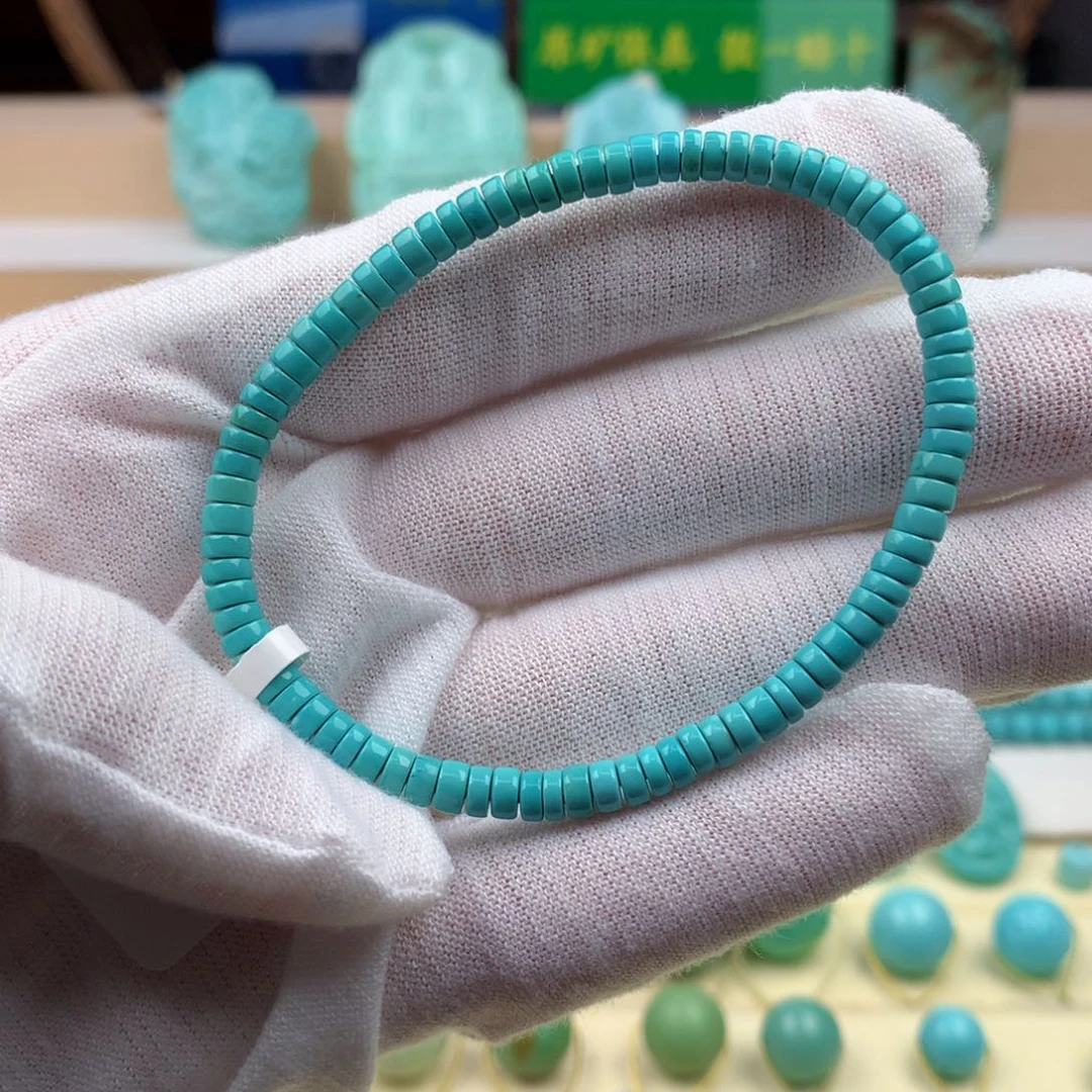 绿松石未镶嵌珠宝奇石4mm