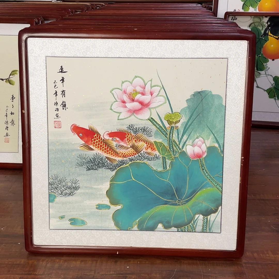 国画带框尺寸63*63厘米
