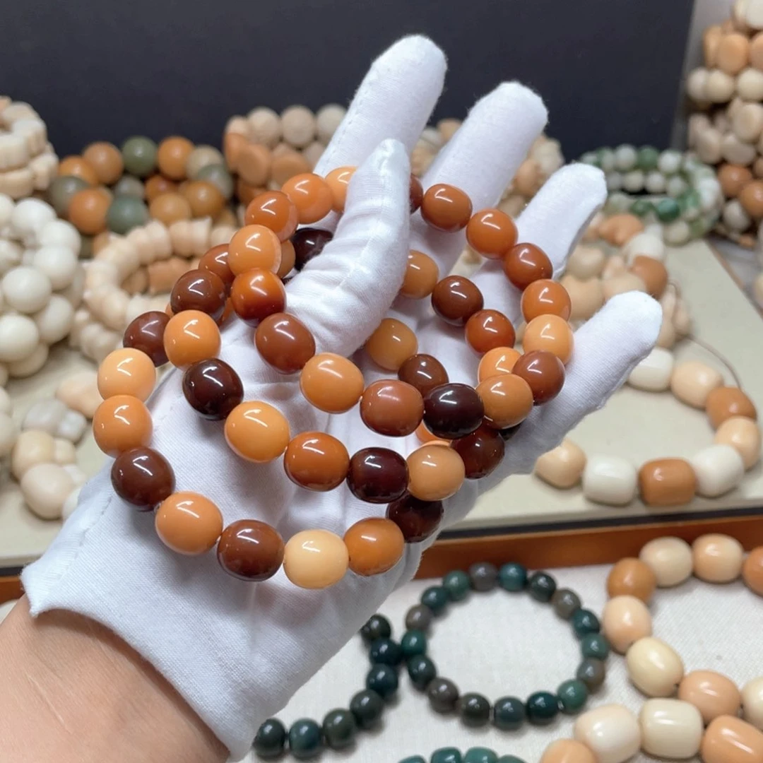 菩提根/象牙果吊坠水磨枣珠一个030