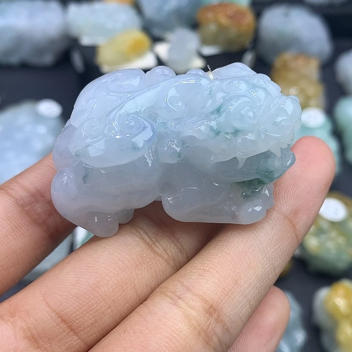 翡翠未镶嵌颈饰天然缅甸翡翠